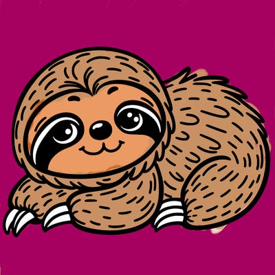 adorable sloth