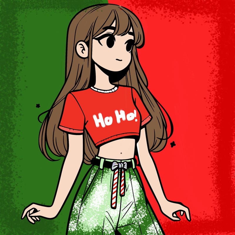 girl in a cute crop top