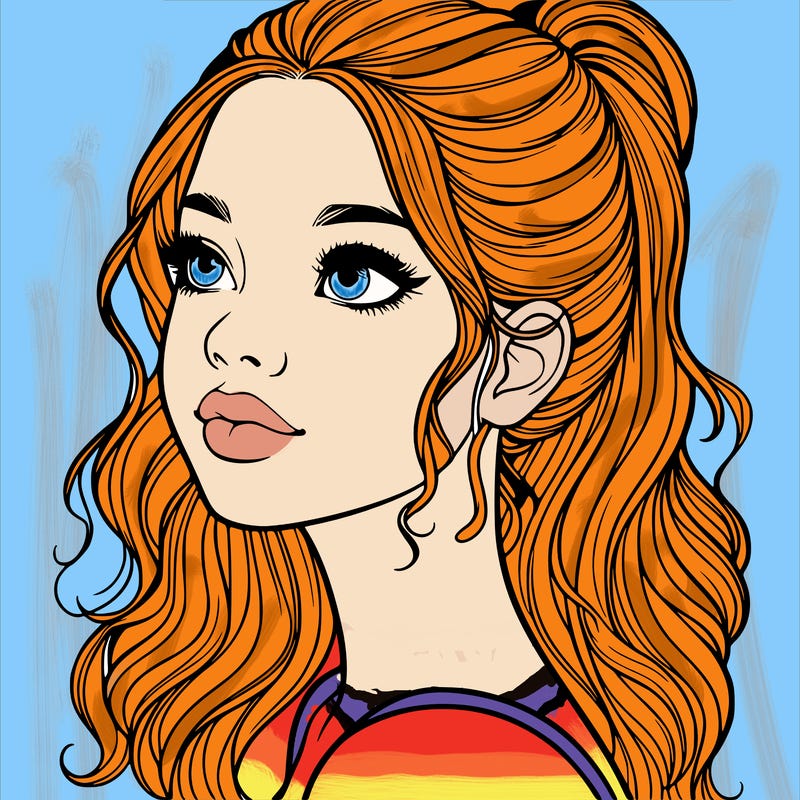 beautiful realistic girl