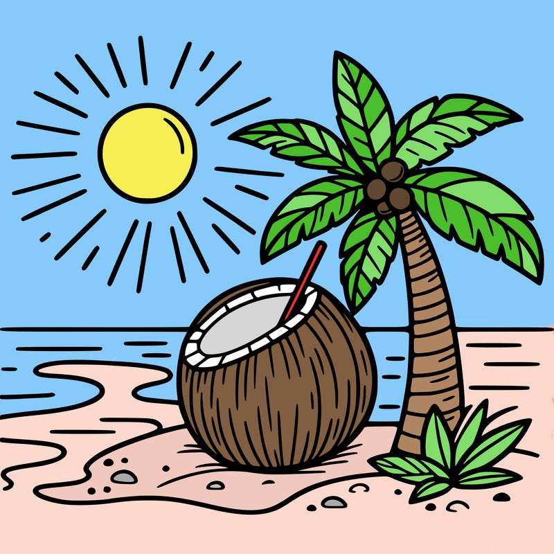 summer  coconut