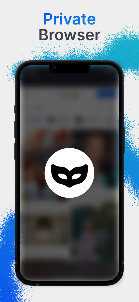 Calculator Vault Private Photo - Private browser interface with incognito mask icon