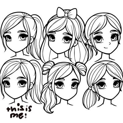 girls face