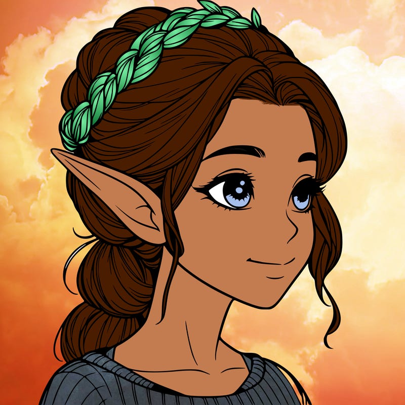 realistic girl elf