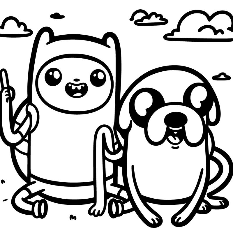finn and jake cartoon