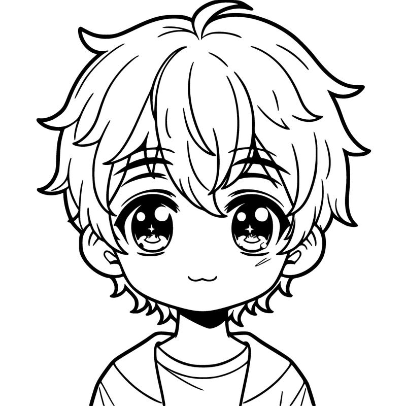 cute anime grown up boy