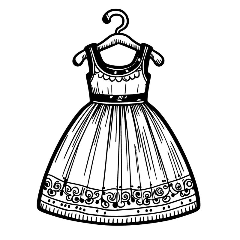 a dress