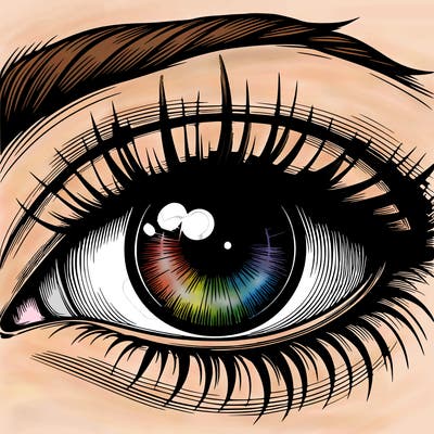 realistic eye