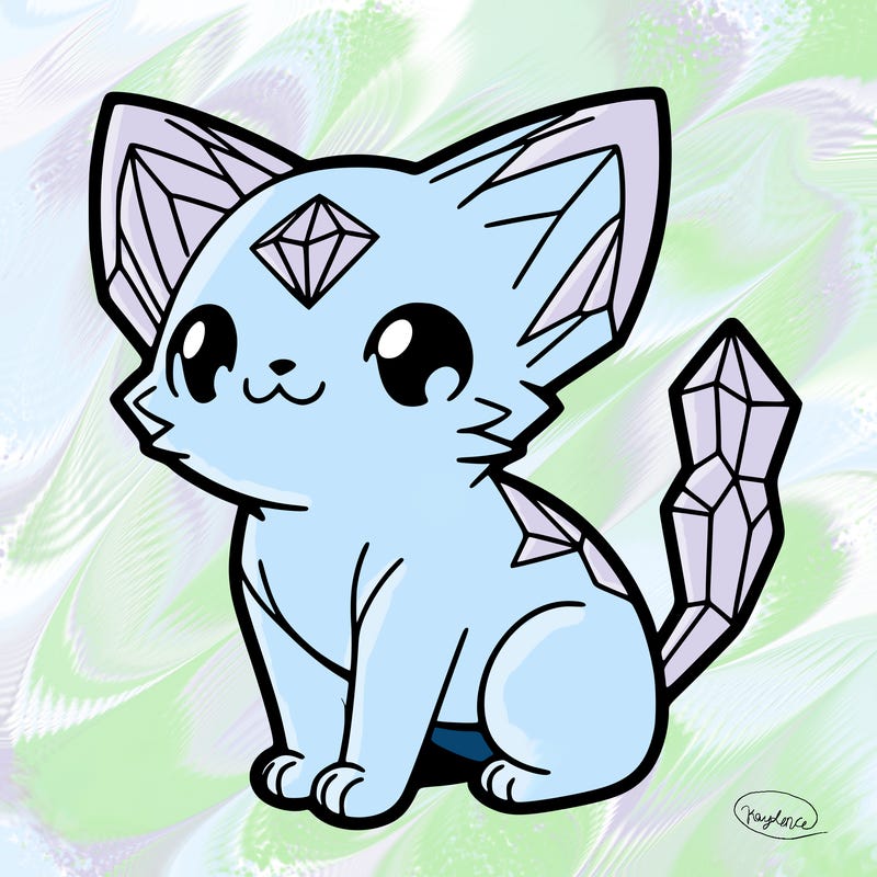 crystal kitten
