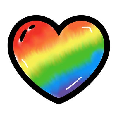 a blank heart