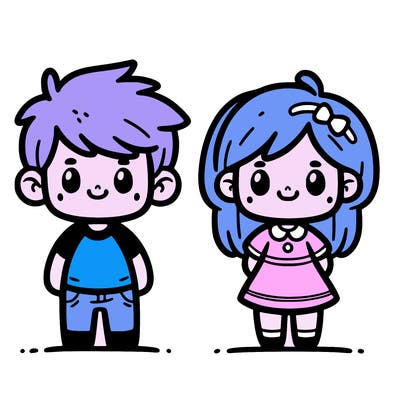 boy and girl