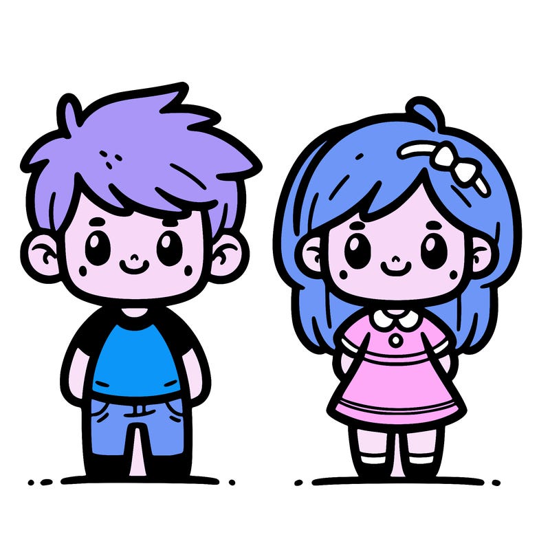 boy and girl