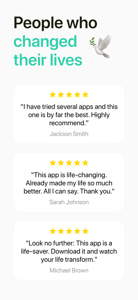Benutzerbewertungen und Fünf-Sterne-Bewertungen für die Nüchternheits-App Clean Day.