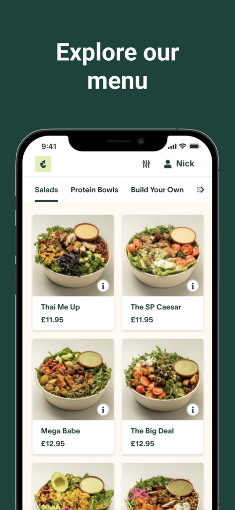 The Salad Project - Food & Drink App | MWM