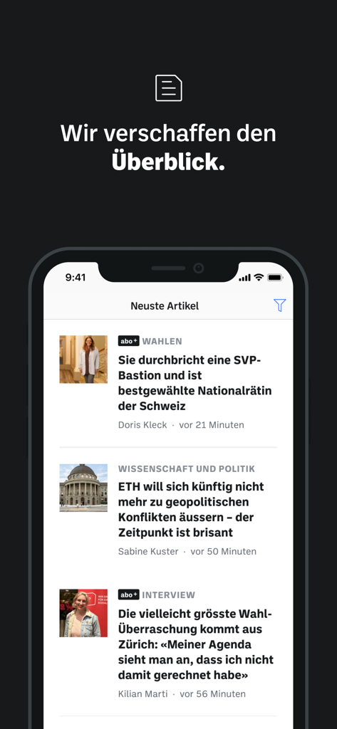 Appenzeller Zeitung - Lista de los últimos artículos de noticias en la app móvil Appenzeller Zeitung