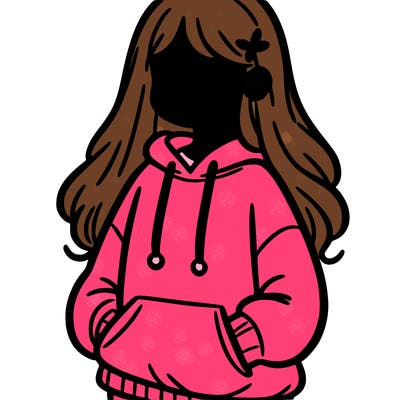 girl in sweatshirt
