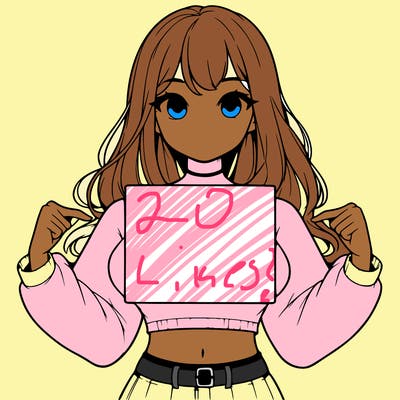 girl holding a blank sign in a long sleeve crop top