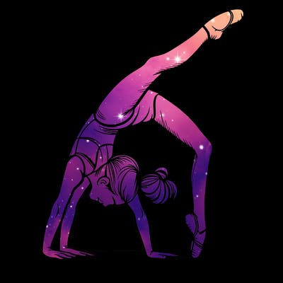 girl doing gymnastics