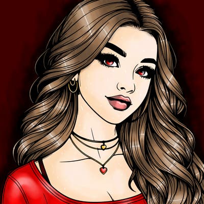 detailed realistic girl