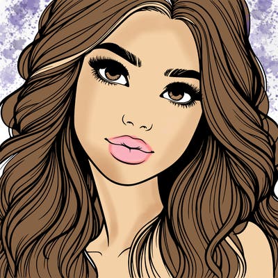 beautiful realistic girl