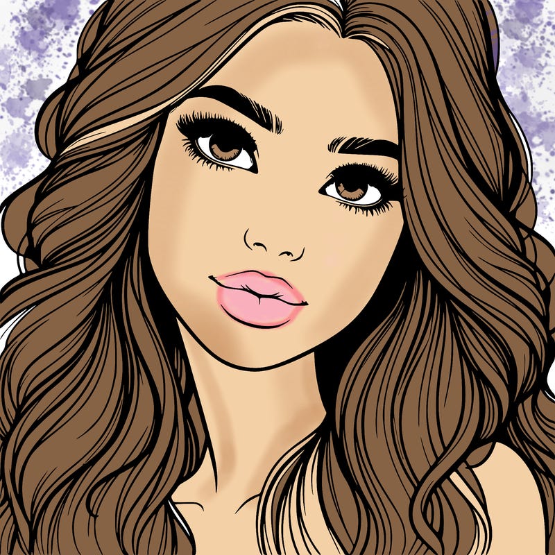 beautiful realistic girl