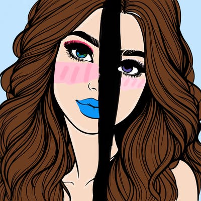 beautiful realistic girl