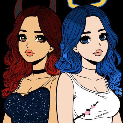 realistic twin sisters