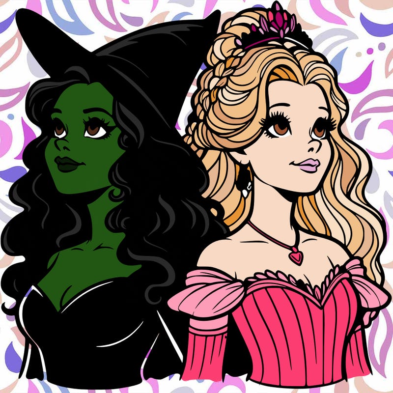 'elphaba and glinda (realistic)
