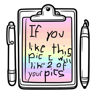 blank clip board with pen