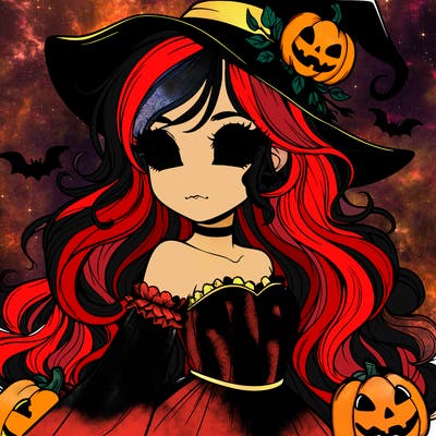 realistic girl halloween