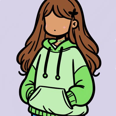 girl in sweatshirt