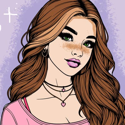 detailed realistic girl