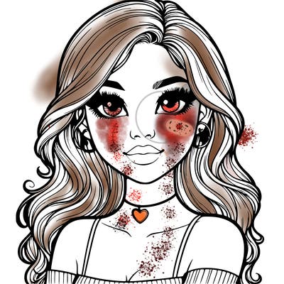 realistic pretty girl