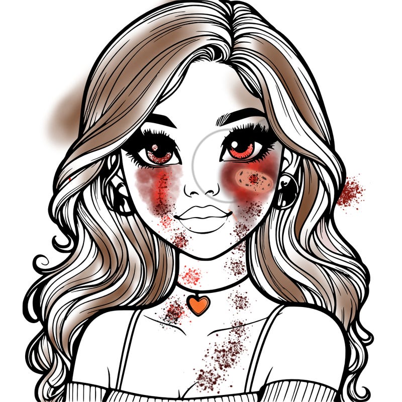 realistic pretty girl