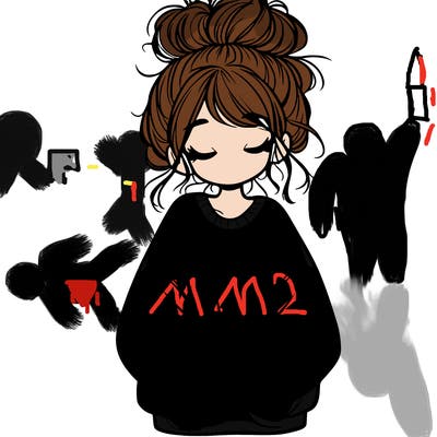 girl with baggy sweatshirt and messy bun