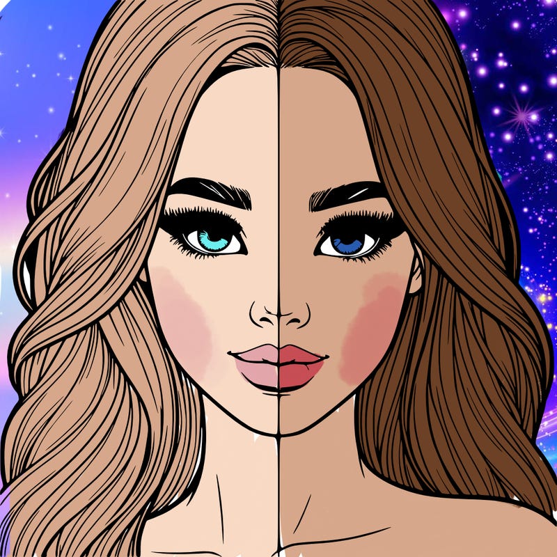 realistic pretty girl