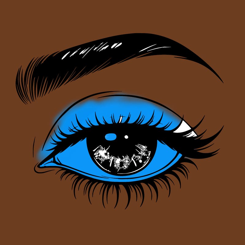 eye closed realistic