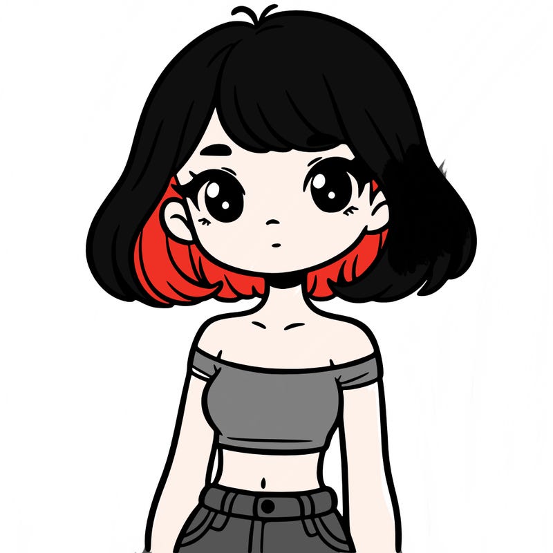 girl in a cute crop top