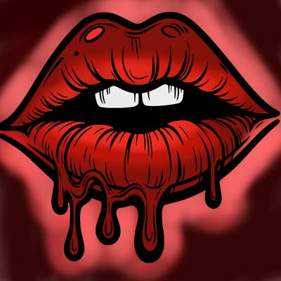 lips that look realistic and drip