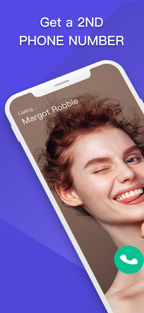 Interfaz de la aplicación IM Calling mostrando una llamada entrante en una segunda línea telefónica