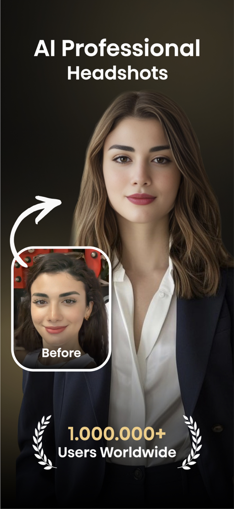 Headshot Ai: Business Photo - KI-Transformation professioneller Porträts von einem legeren Selfie zu einem polierten Business-Porträt