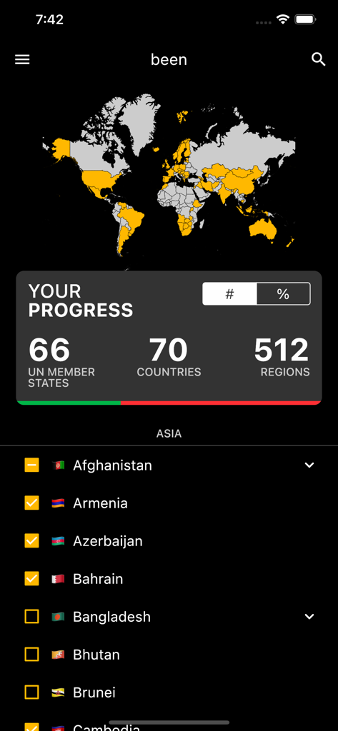 been travel map - Travel App | MWM