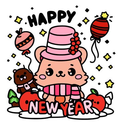 message : happy new year