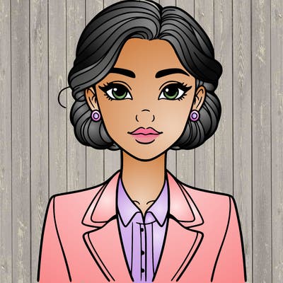 woman in a suit