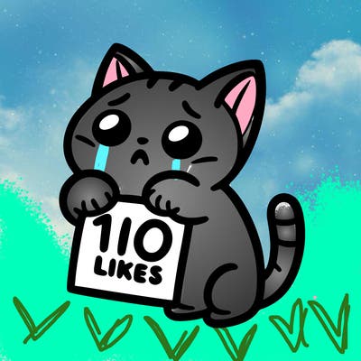 a cat begging for 10 likes