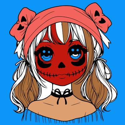 realistic girl halloween