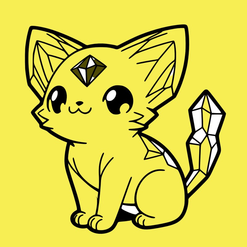 crystal kitten
