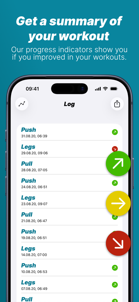 Progression Workout Tracker - Health & Fitness App | MWM