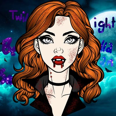 realistic vampire girl