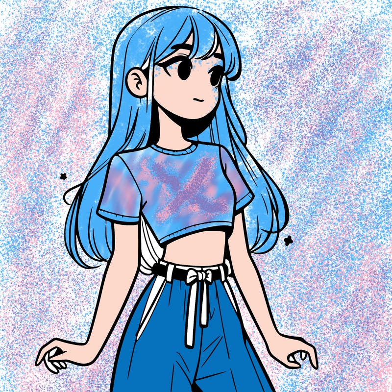 girl in a cute crop top