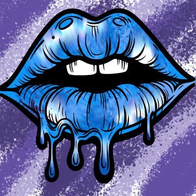 lips that look realistic and drip